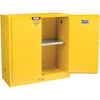 Global Industrial™ Flammable Liquid Cabinet, 30 Gallon Manual Close Double Door, 43