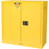 Global Industrial™ Flammable Liquid Cabinet, 30 Gallon Manual Close Double Door, 43