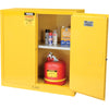 Global Industrial™ Flammable Liquid Cabinet, 30 Gallon Manual Close Double Door, 43