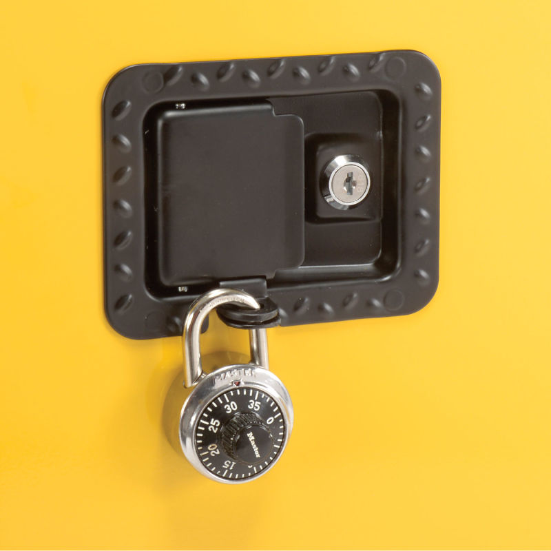 Global Industrial™ Flammable Liquid Cabinet, 30 Gallon Manual Close Double Door, 43