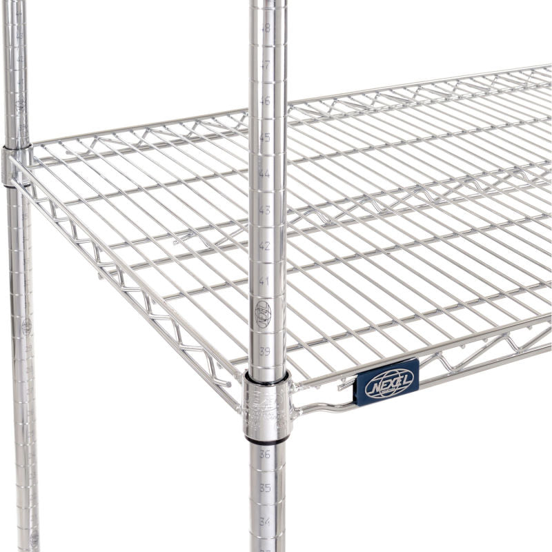 Nexel® Chrome Wire Shelving Starter - 48