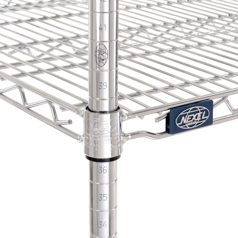 Nexel® Chrome Wire Shelving Starter - 48