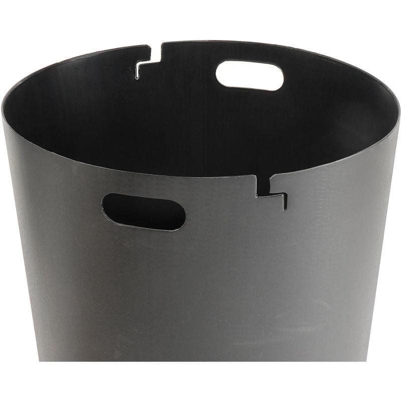 Global Industrial™ Outdoor Metal Waste Receptacle - 36 Gallon Black