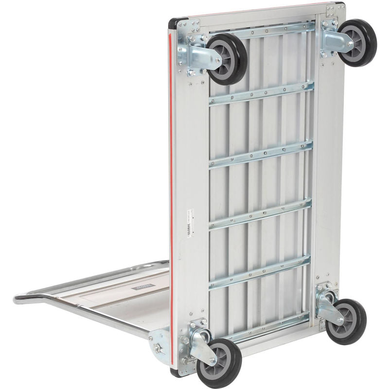 Global Industrial™ Folding Aluminum Platform Truck 36 x 24 600 Lb. Capacity