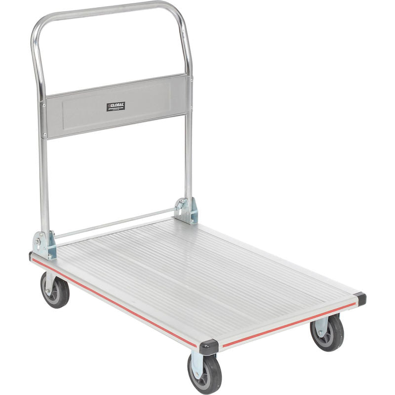 Global Industrial™ Folding Aluminum Platform Truck 36 x 24 600 Lb. Capacity