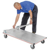 Global Industrial™ Folding Aluminum Platform Truck 48 x 24 600 Lb. Capacity