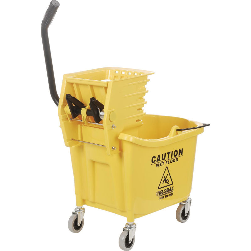 Global Industrial™ Mop Bucket And Wringer Combo - Side Press