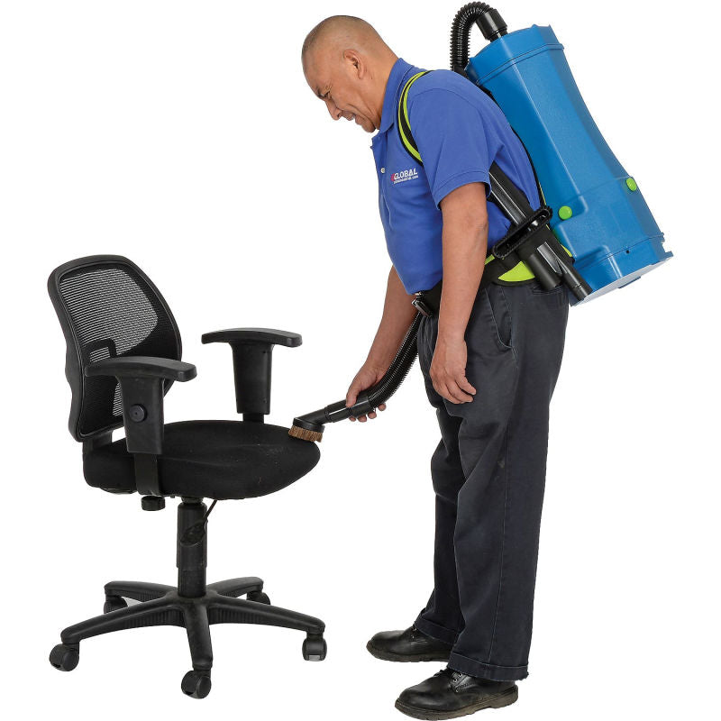 Global Industrial™ 6 Quart HEPA Backpack Vacuum w/8-Piece Tool Kit