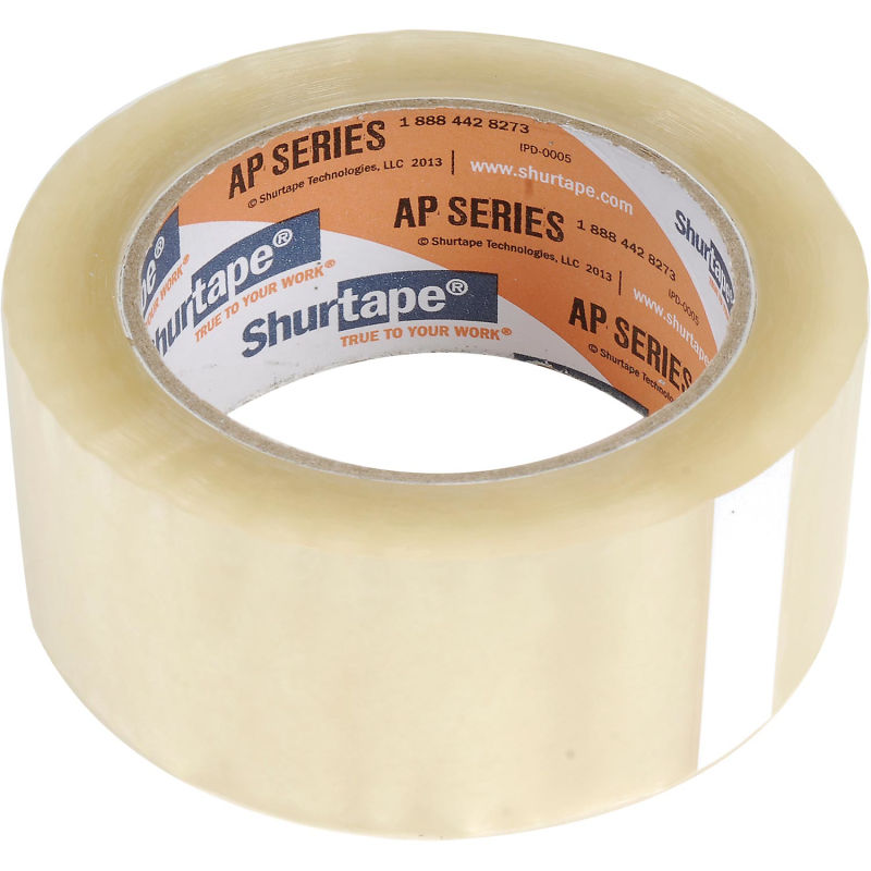 Shurtape® AP 101 Carton Sealing Tape 2" x 110 Yds. 1.6 Mil Clear - Pkg Qty 36