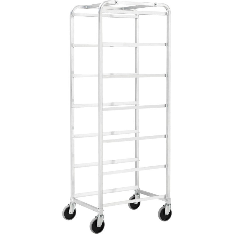 Global Industrial™ NSF Aluminum Lug Cart 26"L x 19"W x 70"H, 6 Tote Capacity, Unassembled
