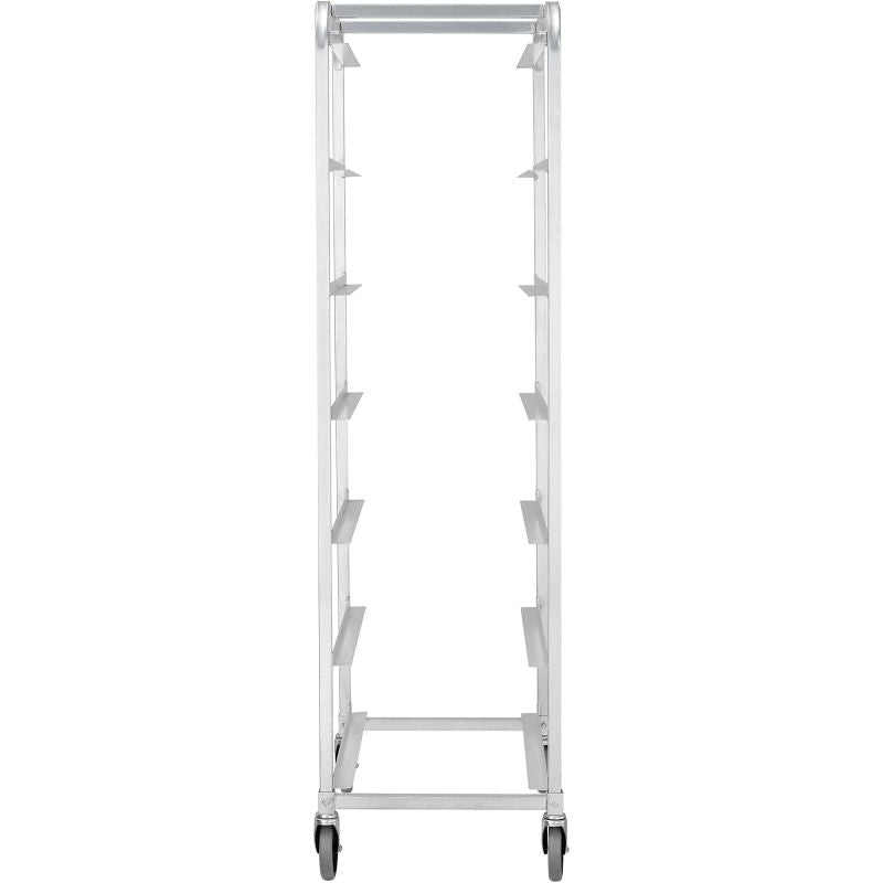 Global Industrial™ NSF Aluminum Lug Cart 26"L x 19"W x 70"H, 6 Tote Capacity, Unassembled