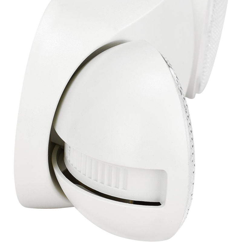 Global Industrial™ 2 Head Round LED Emergency Light w/ Adjustable Optics, Ni-Cad Battery Backup