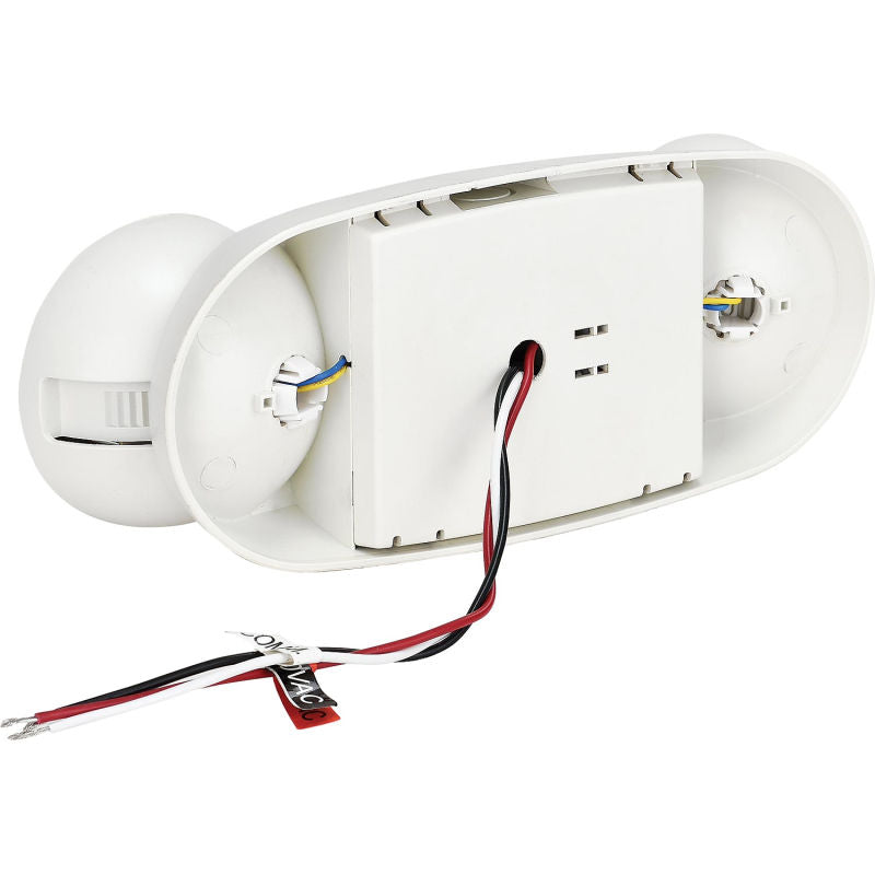 Global Industrial™ 2 Head Round LED Emergency Light w/ Adjustable Optics, Ni-Cad Battery Backup