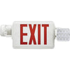 Global Industrial™ Combo LED Emergency Exit Sign, Red Letters, Ceiling & Wall Mount