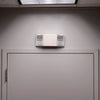 Global Industrial™ 2 Head LED Emergency Unit w/ Fixed Optics and Ni-Cad Battery Backup