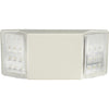 Global Industrial™ 2 Head LED Emergency Unit w/ Fixed Optics and Ni-Cad Battery Backup