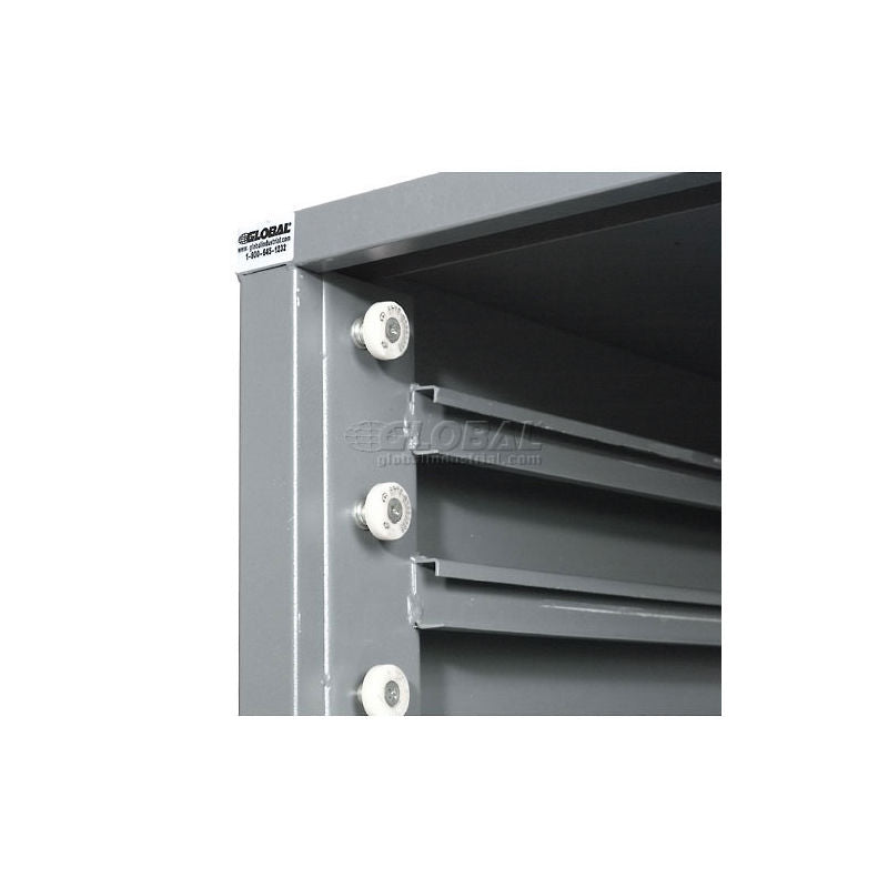 Interion® - Blueprint Flat File Cabinet – 5 Drawer - 54”W – Gray