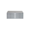 Interion® - Blueprint Flat File Cabinet – 5 Drawer - 54”W – Gray