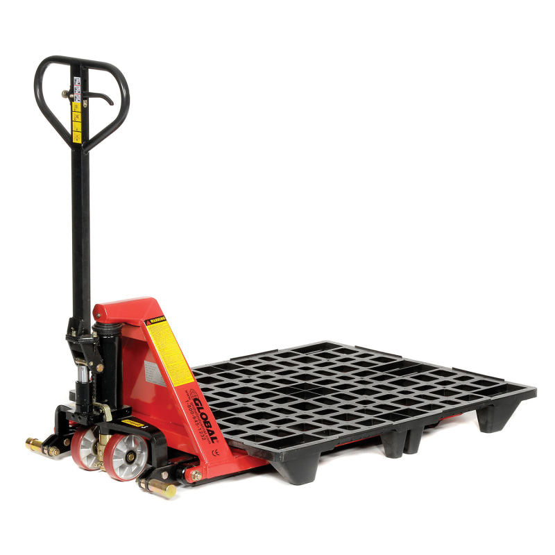 Global Industrial™ Manual High-Lift Skid Jack Truck 2200 Lb. Capacity - 27 x 45 Forks
