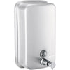 Global Industrial™ Stainless Steel Vertical Liquid Soap Dispenser - 1000 ml