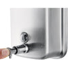 Global Industrial™ Stainless Steel Vertical Liquid Soap Dispenser - 1000 ml