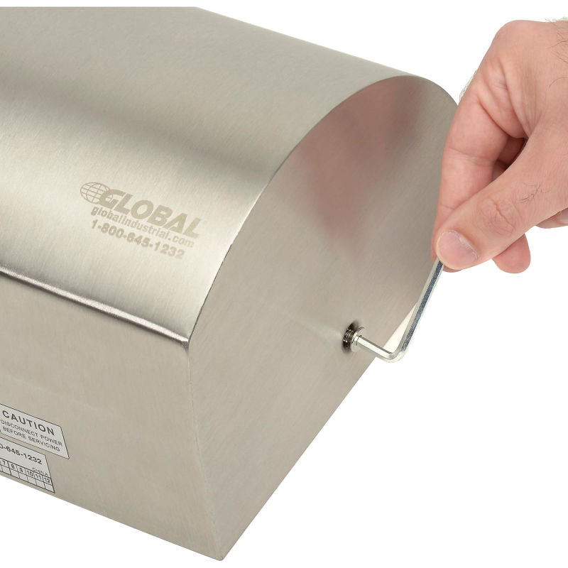 Global Industrial™ High Velocity Automatic Hand Dryer - Stainless Steel