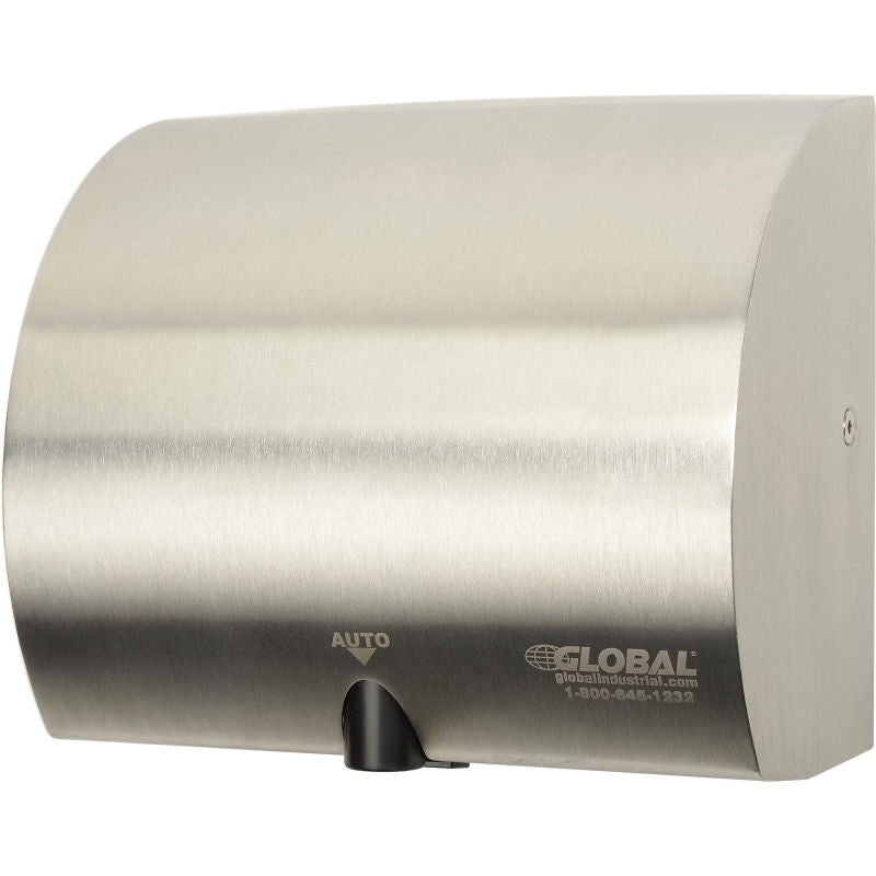 Global Industrial™ High Velocity Automatic Hand Dryer - Stainless Steel