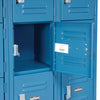 Global Industrial™ Locker Six Tier 12x12x12 18 Door Ready To Assemble Blue