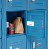 Global Industrial™ Locker Six Tier 12x12x12 18 Door Ready To Assemble Blue
