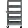 Global Industrial™ Multi-Level Steel Shelf Truck with 5 Shelves 30 x 16 800 Lb. Capacity