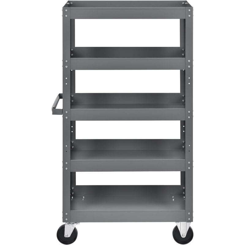 Global Industrial™ Multi-Level Steel Shelf Truck with 5 Shelves 30 x 16 800 Lb. Capacity