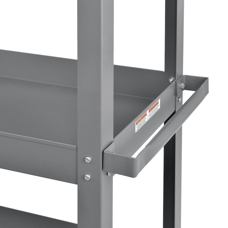 Global Industrial™ Multi-Level Steel Shelf Truck with 5 Shelves 30 x 16 800 Lb. Capacity