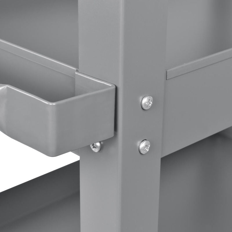 Global Industrial™ Multi-Level Steel Shelf Truck with 5 Shelves 30 x 16 800 Lb. Capacity