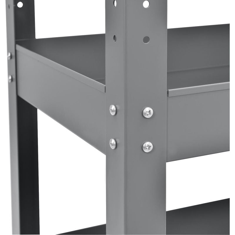 Global Industrial™ Multi-Level Steel Shelf Truck with 5 Shelves 30 x 16 800 Lb. Capacity