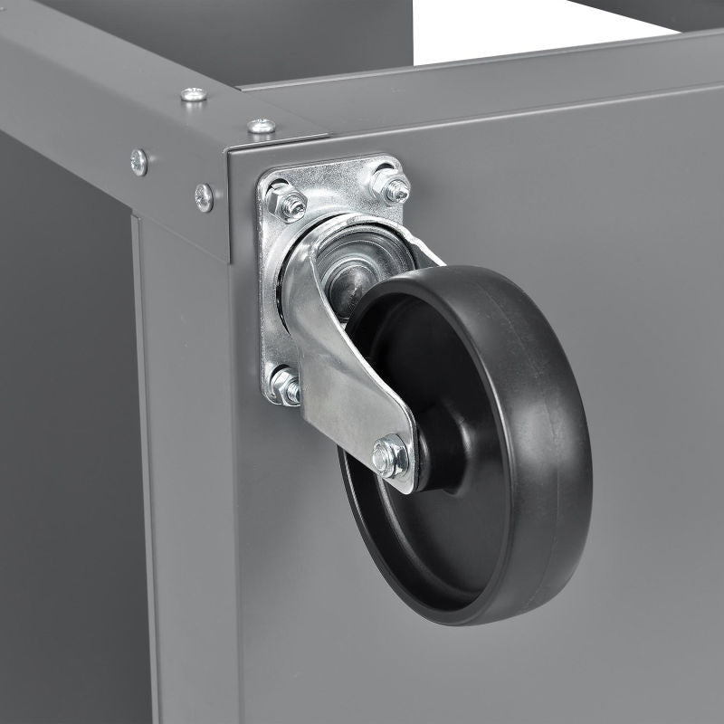 Global Industrial™ Multi-Level Steel Shelf Truck with 5 Shelves 30 x 16 800 Lb. Capacity