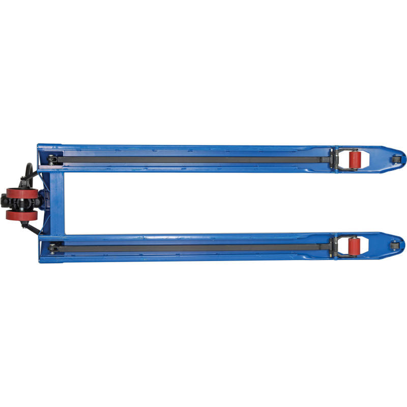 Global Industrial™ Premium Extra-Long Fork Pallet Jack Truck 27 x 78 Forks 4400 Lb. Capacity