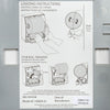 GP Georgia-Pacific Translucent Smoke Push Paddle Roll Paper Towel Dispenser - 54338
