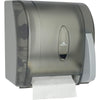 GP Georgia-Pacific Translucent Smoke Push Paddle Roll Paper Towel Dispenser - 54338