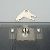 GP Georgia-Pacific Translucent Smoke Push Paddle Roll Paper Towel Dispenser - 54338