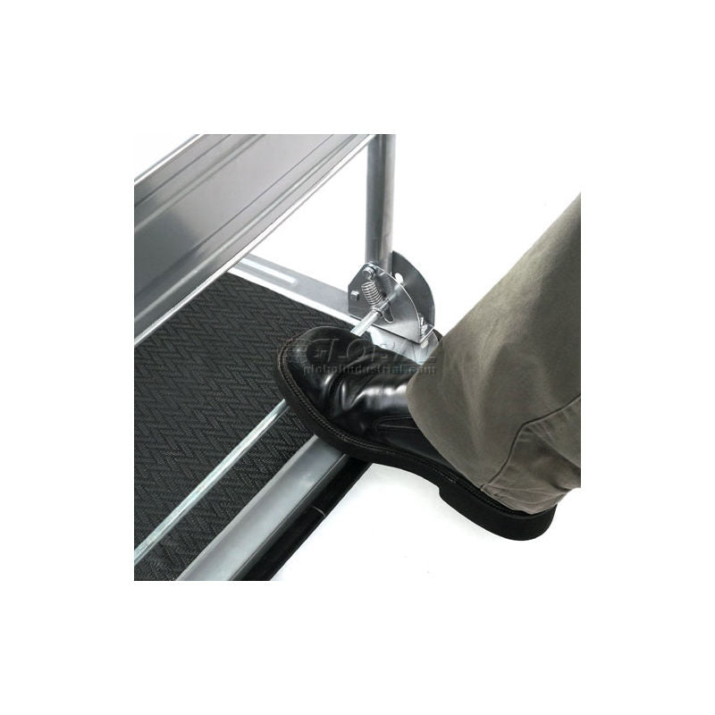 Global Industrial™ Folding Platform Truck 35x23 Solid Steel Deck 5" Rubber Wheels 600 Lb. Cap.