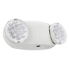 Global Industrial™ 2 Head Round LED Emergency Light w/ Adjustable Optics, Ni-Cad Battery Backup