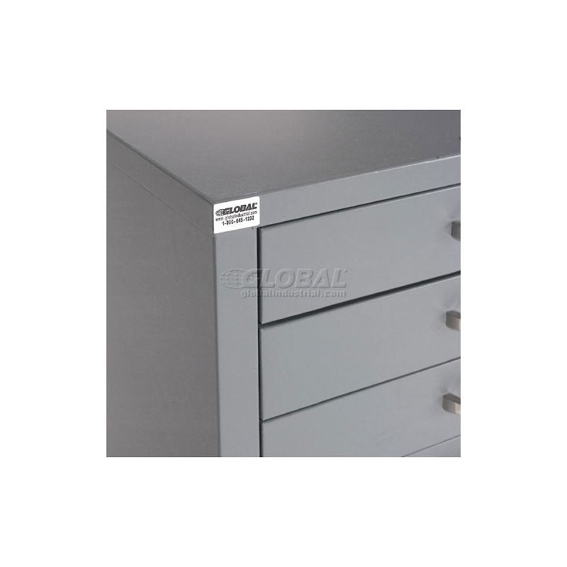 Interion® - Blueprint Flat File Cabinet – 5 Drawer - 54”W – Gray