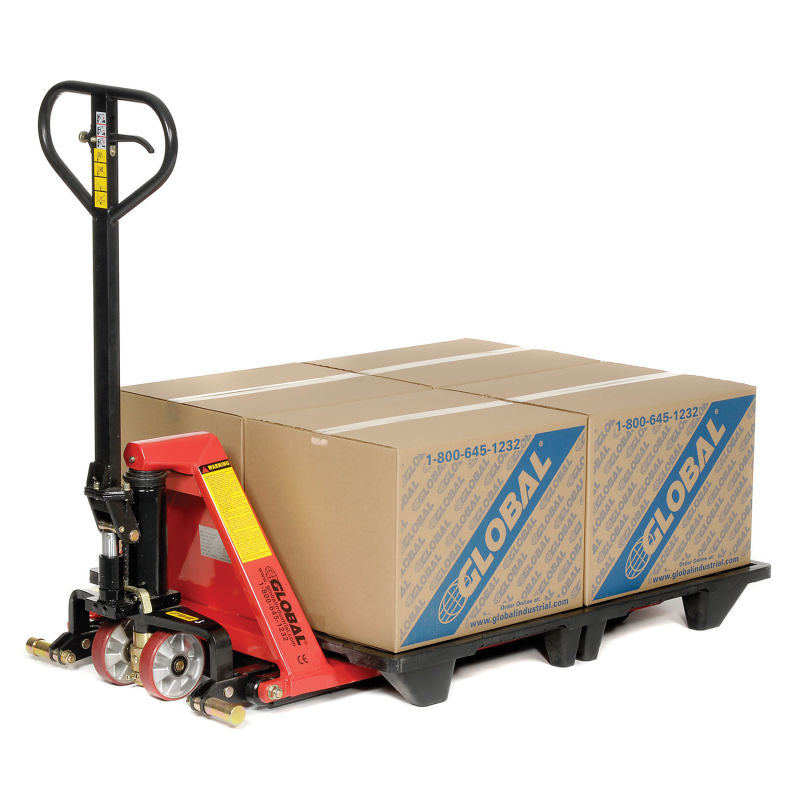 Global Industrial™ Manual High-Lift Skid Jack Truck 2200 Lb. Capacity - 27 x 45 Forks